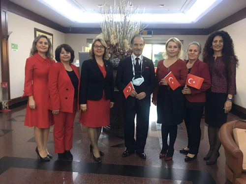 Cumhuriyetimizin 98. yılı için toplandı.